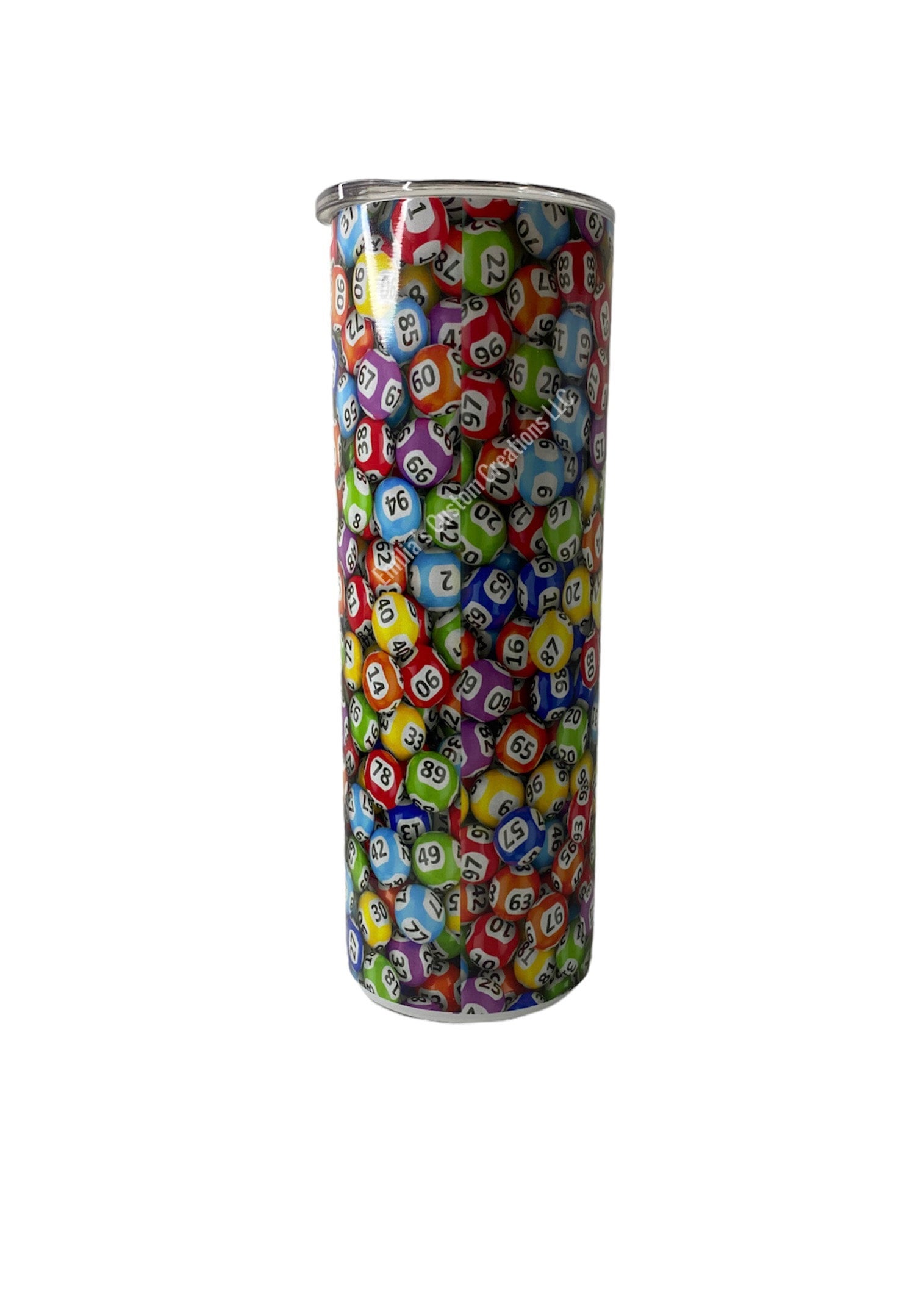 Tumbler Topper Bingo Balls for 20 oz Tumblers – Custom Crafts by BB